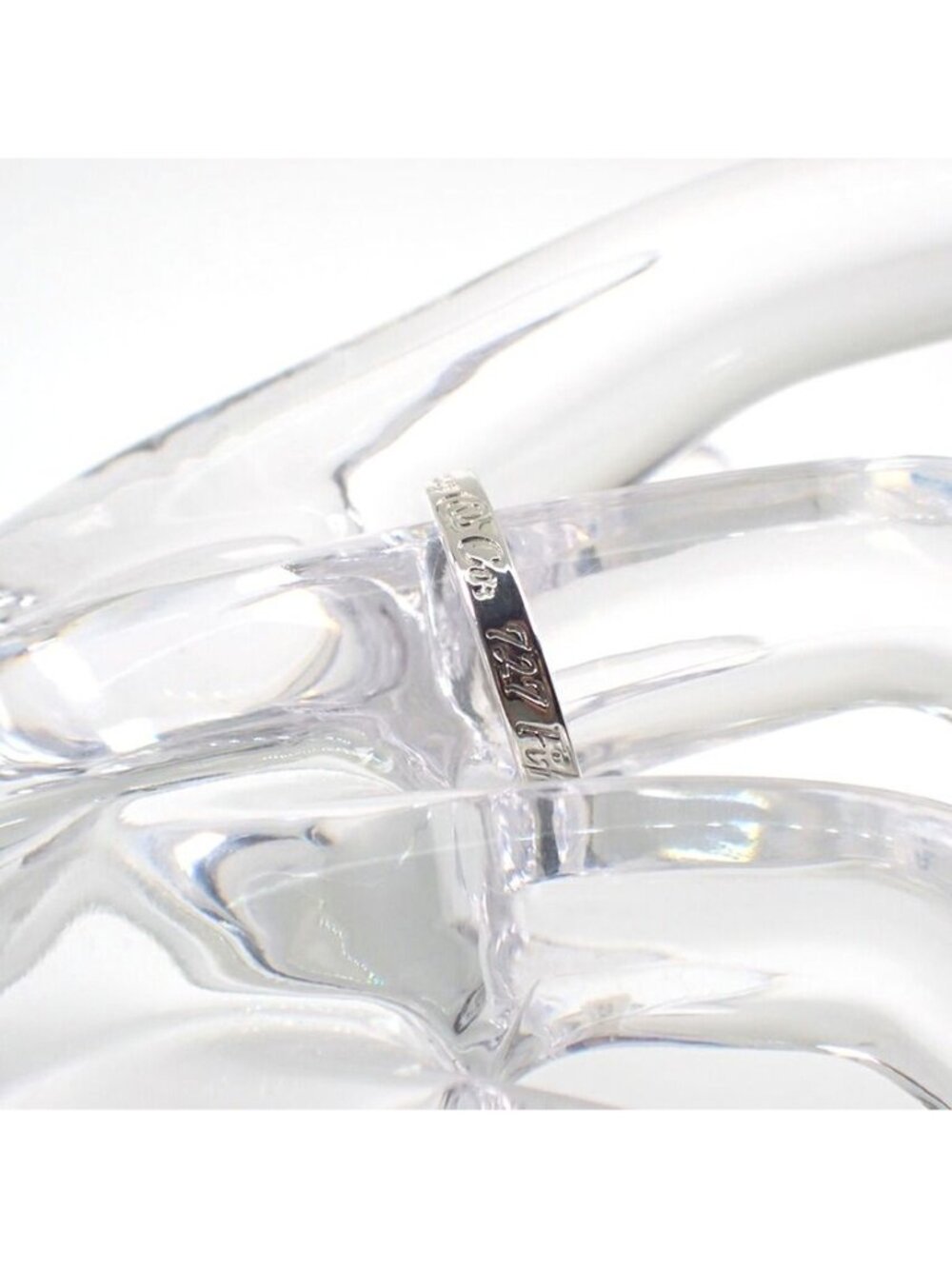 Tiffany & Co 925 Notes Narrow Ring - Picture 9 of 12